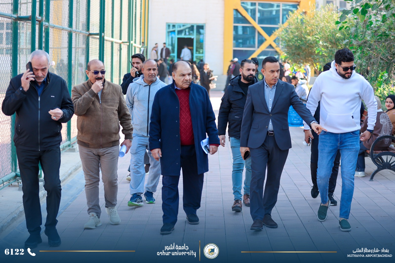 رئيس جامعة آشور يتفقد مفاصل الجامعة